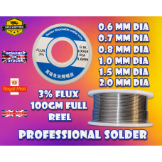 60/40 tin lead solder 100gm on reel