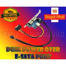 DUAL Power Over ESATA 12V+5V Expansion Card